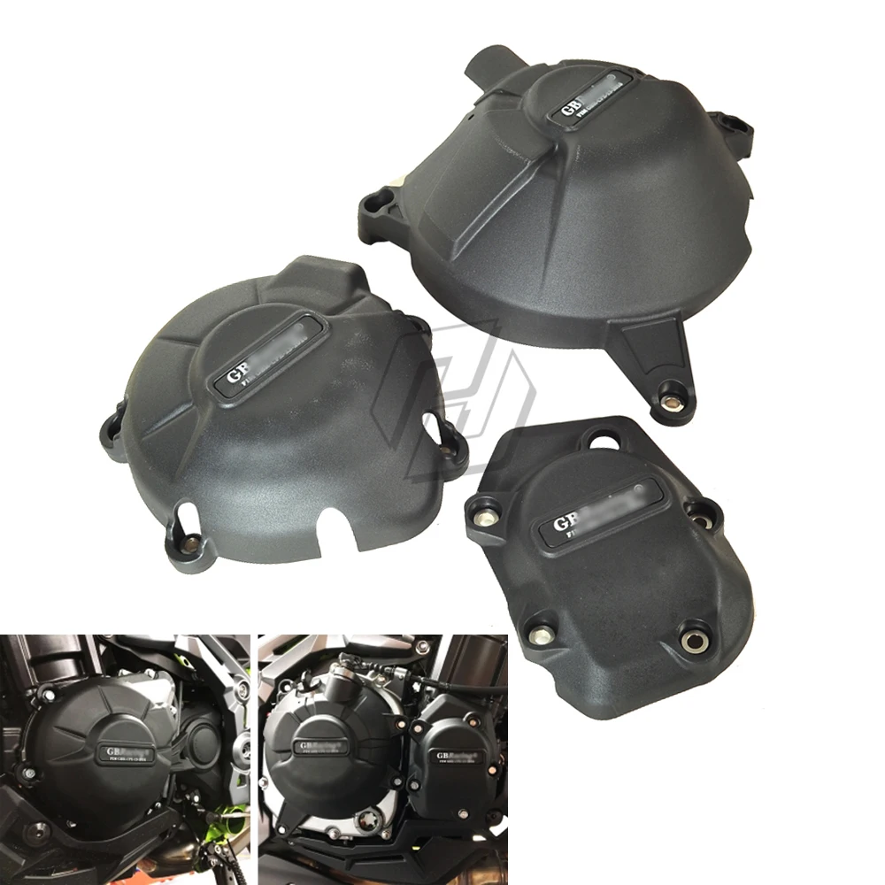 

Motorcycle Engine Protection Water Pump Cover Kit Case for GB Racing for Kawasaki NINJA Z900 2017 2018