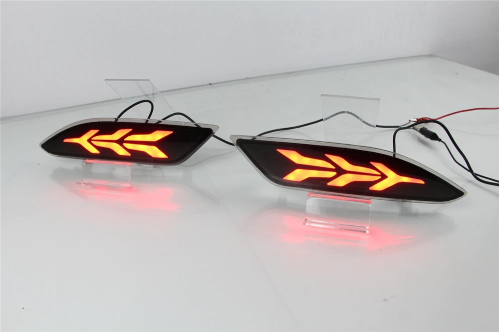 Multi-function LED For Honda HRV HR-V Rear Bumper Light Reflector Fog Lamp Brake Light Turning Signal Light