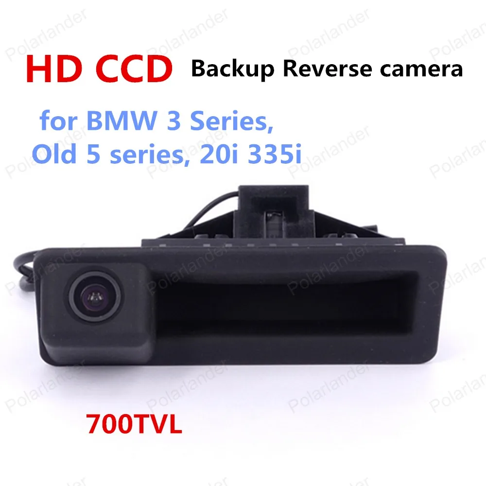 hot sell HD CCD 700TVL car Rear view camera for BMW 3 Series Old 5 series 20i 335i handle with Optional parking line | Автомобили и