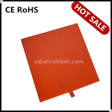 Силиконовый нагреватель кровать 12V 250X250 MM для Kossel Pro 3D-принтеры установки с 100 к термистор и 3 м клейкие ленты