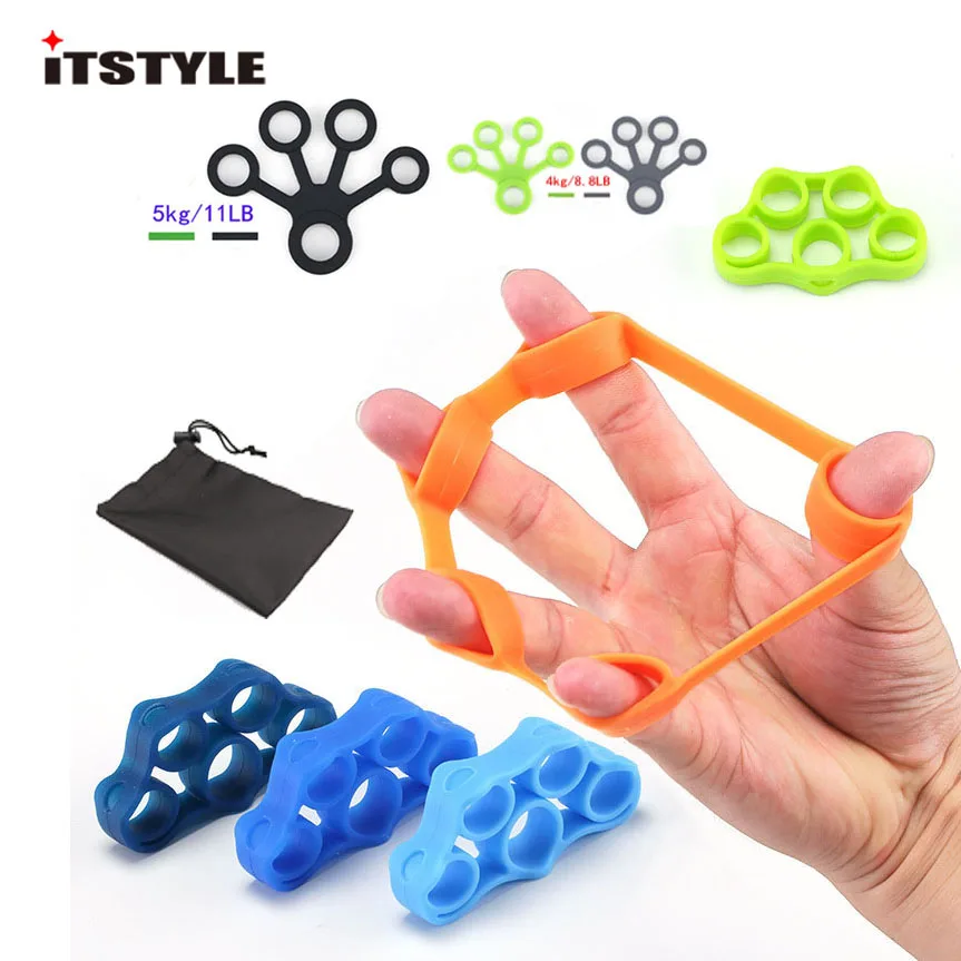 

ITSTYLE Finger resistance bands rubber bands Training Stretch exercise elastic band Fitness String Chest Developer Hand Gripper