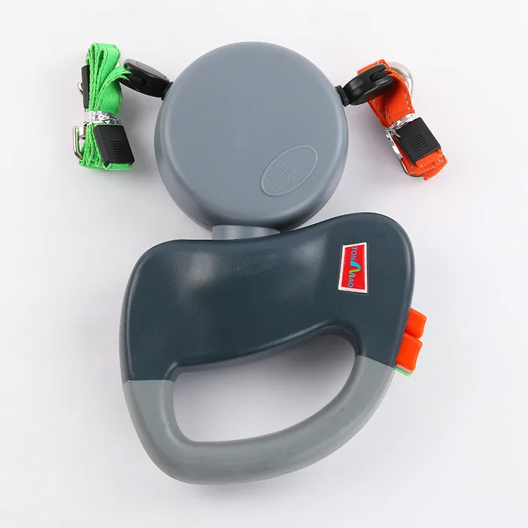 Comprar Productos para mascotas suministros para perros 3m de longitud de la correa retráctil manos libres 3 colores para cachorro doble mascota cachorro a las correas