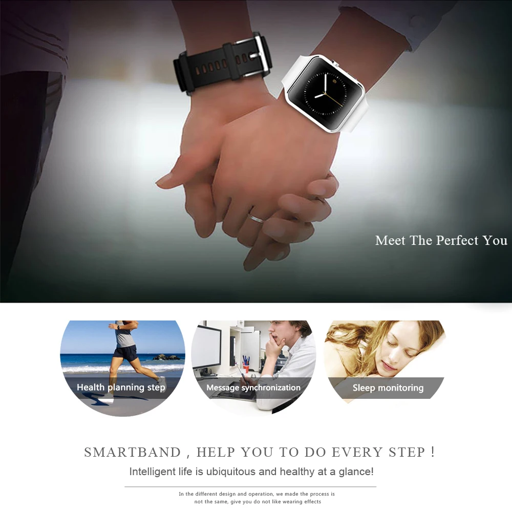 X6 Смарт часы с камерой Relojes SIM TF карта relogio reloj inteligente носимые устройства Bluetooth Smartwatch