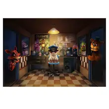 TaaWaa Funny Cats Animas Have a Meeting Art Silk Fabric Poster Print 13x20 20x30inch Funny Pictures Home Wall Decor