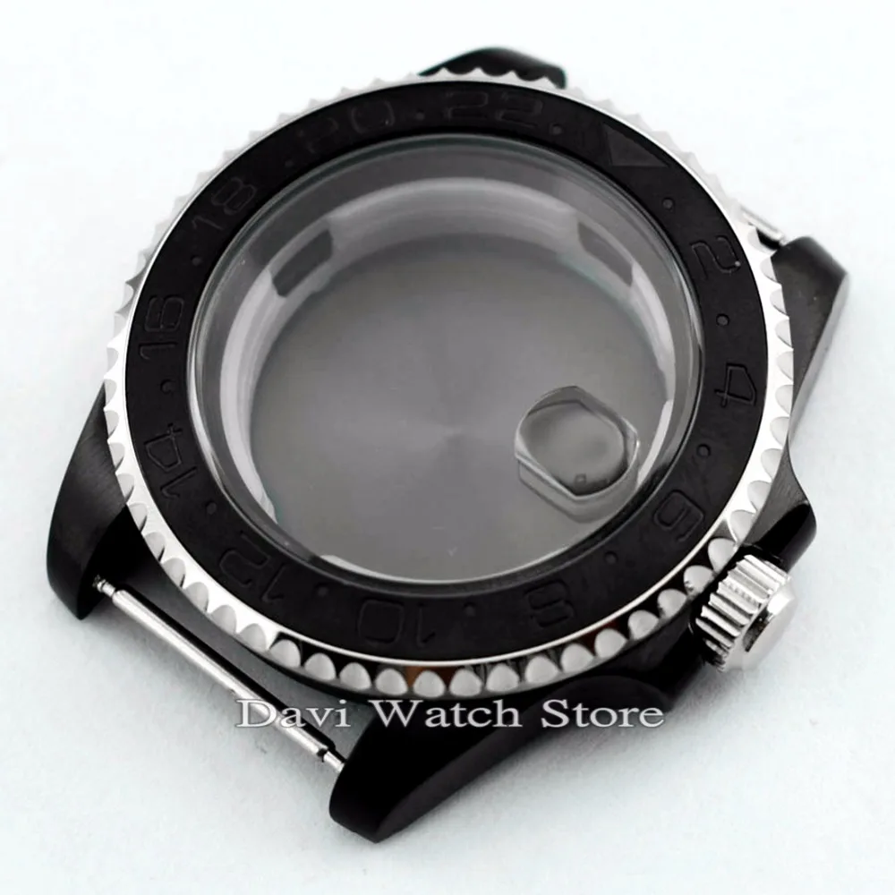 

40MM PVD STEEL CASE FIT ETA2836,MIYOTA 82 SERIE,DG2813/3804 MOVEMENT WATCH CASE