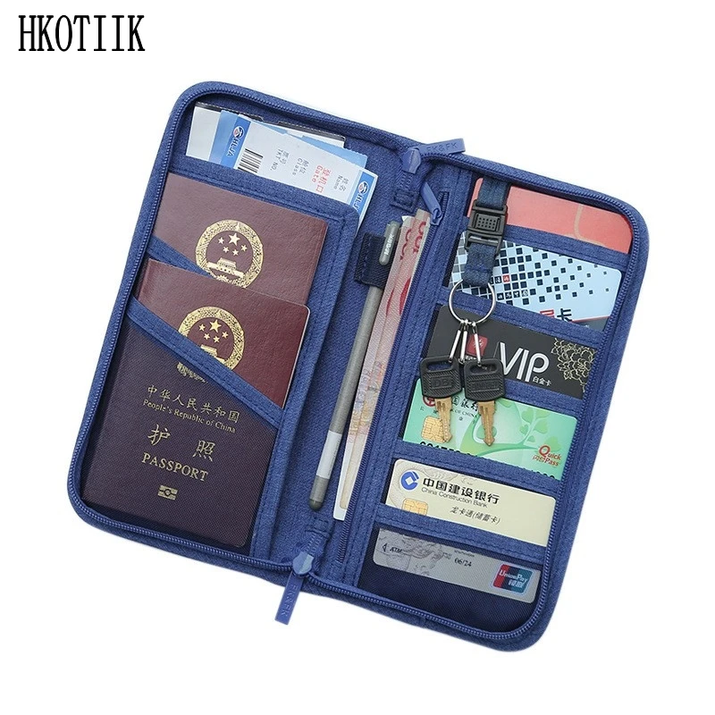 New Passport Travel Wallet Document Passport Holder Multi-purpose Credit Card Package ID Holder Storage Organizer Clutch