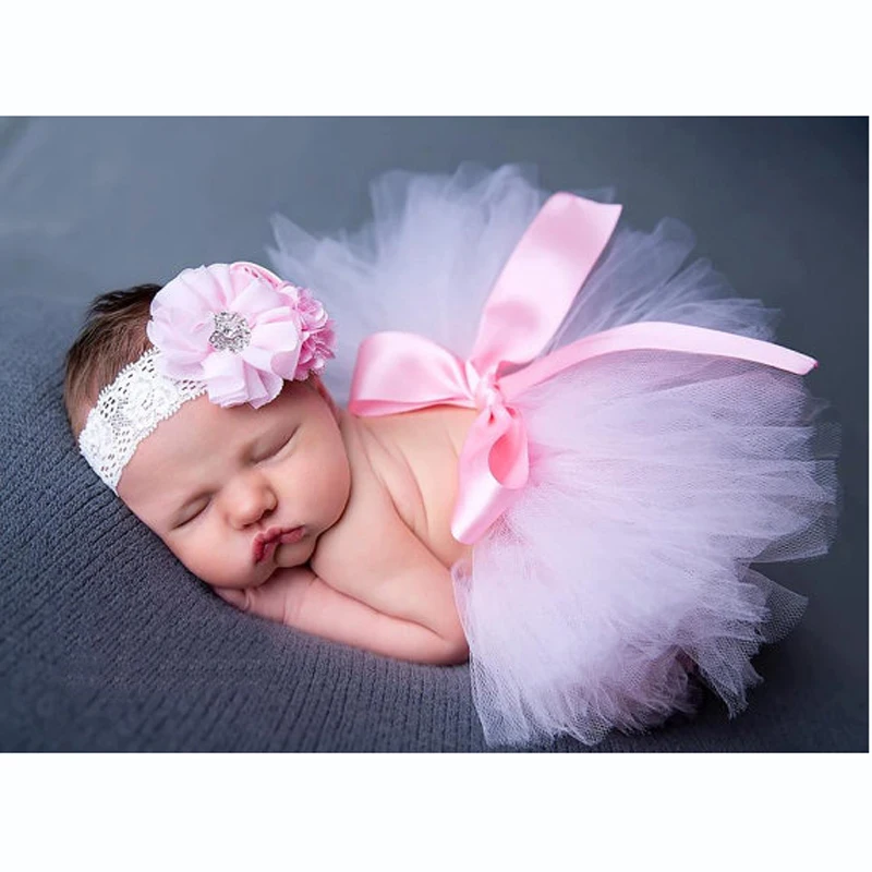 Baby Floral Tutu Skirt Fluffy Full Infant BABY Tutus skirt Girl Dance