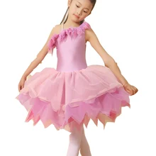 Новое Классическое профессиональное балетное платье-пачка для девочек, танцевальный костюм для выступлений, юбка-трико для гимнастики