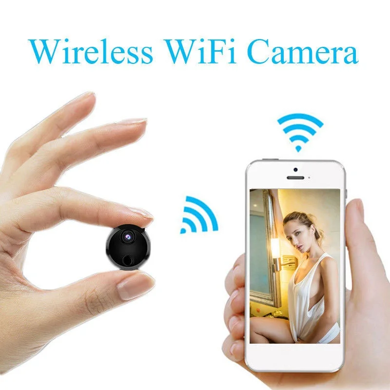 

Smart Wifi Mini Camera HD 1080P IP Network Camcorder 12MP Night Vision Motion Detection Sensor Car Sports Action DV DVR HDQ15