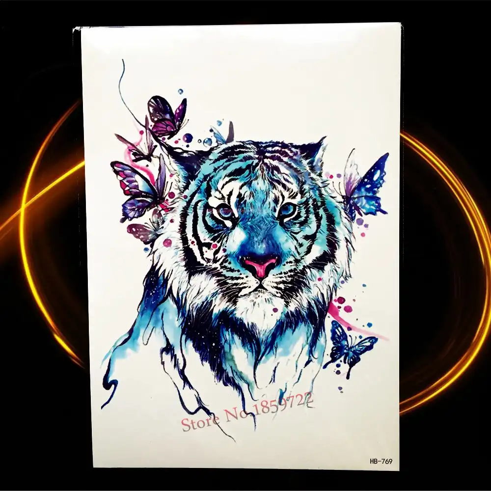 Géométrie Dieu Hibou Temporaire Tatouage Autocollants Arabe Lune Totem Islam Musulman Tatouage Pour Les Femmes Imperméable Henné Tatoo Eau Couleur