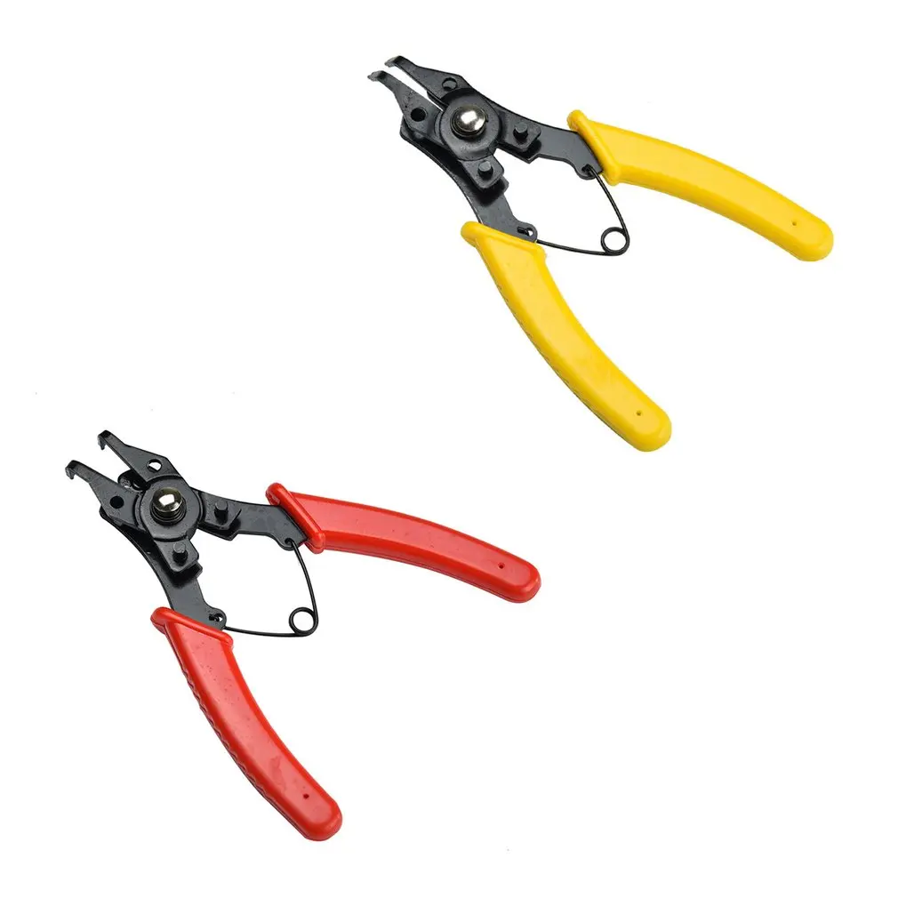OUTAD 4 IN 1 Multifunctional Retaining Ring Pliers Auto lock Snap Ring