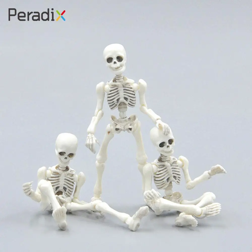 

Pose Skeleton Model Mini Figure Toy Movable Bones Ornament Desk Movable Decoration MINI Skeleton PVC Articles Posable