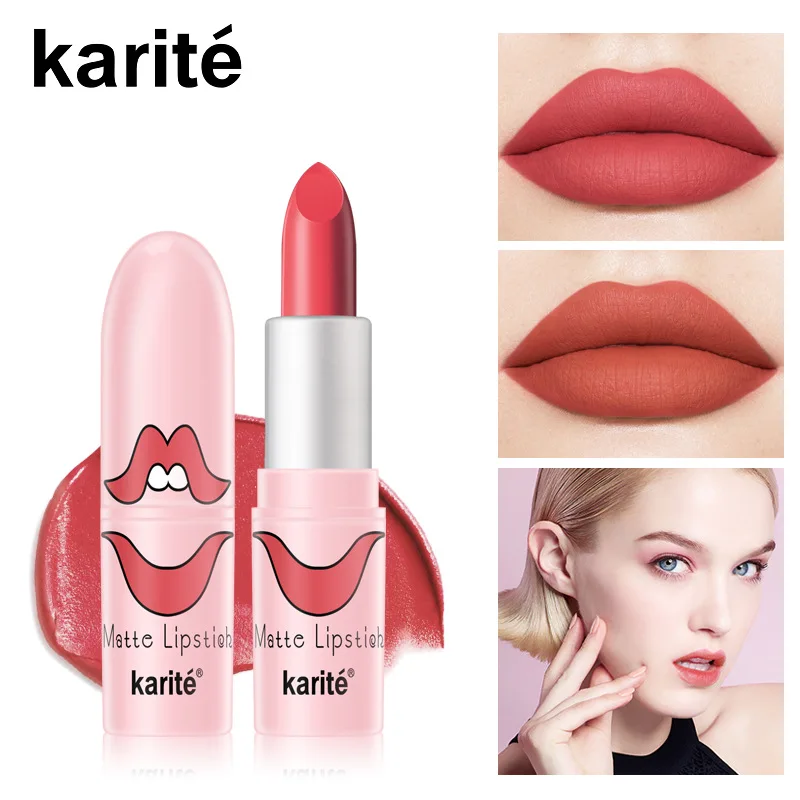

Hot Brand Makeup 8 Colors Nude Lipstick Matte Waterproof Long Lasting Lipstick Easy To Wear Lips Cosmetics Make Up