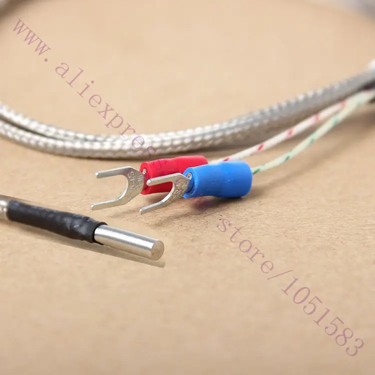 

3 шт. M3 * 25 мм * 250 мм Датчик термопары для 3D-принтера UM, железный стержень M3, термопара K-типа, датчик температуры, зонд 0 ~ 600C