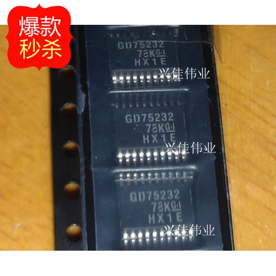 Чип GD75232 GD75232PWRG4 TSSOP20 10 шт. оригинальный с USB-передачей 232 | Электронные компоненты и