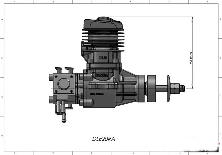 DXF хорошее качество DLE 20 RA газовый двигатель для RC модели самолета Горячая Распродажа, DLE20RA, DLE 20RA, DLE-20RA, DLE