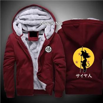 

Autumn Winter Student Adult Men Hoodie Dragon Ball Super Son Goku Cosplay Jacket Coat Anime DragonBall Z Sweatshirt