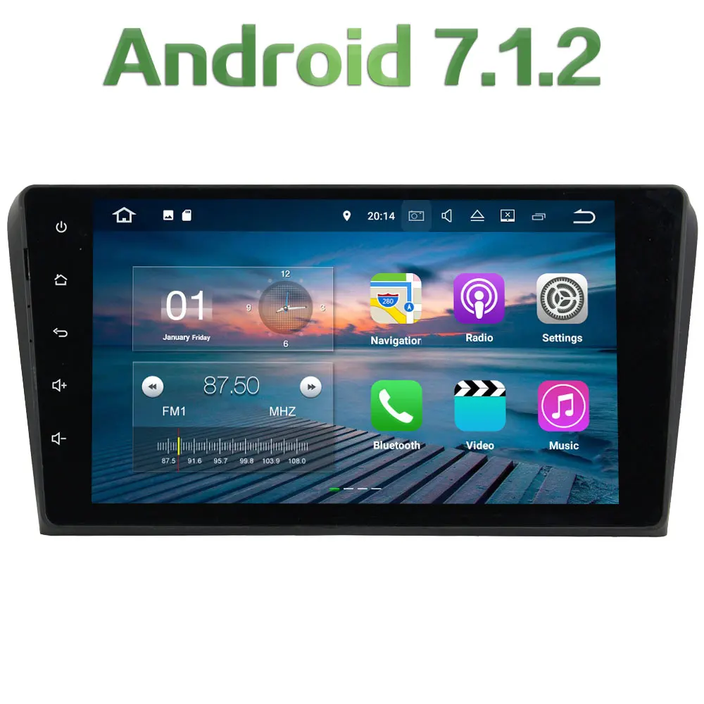 2GB RAM 2 Din Android 7 1 2 Quad core font b Bluetooth b font 4G