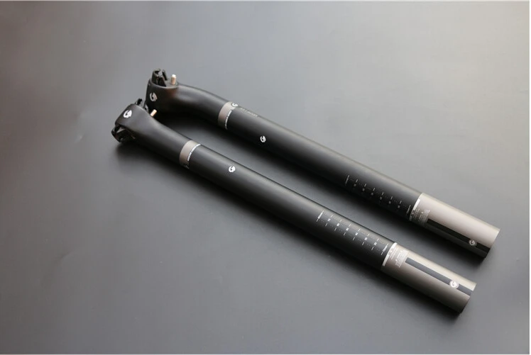 UD Matte Full Carbon Fiber Bicycle Seat Post Offset 5/25 Degrees MTB