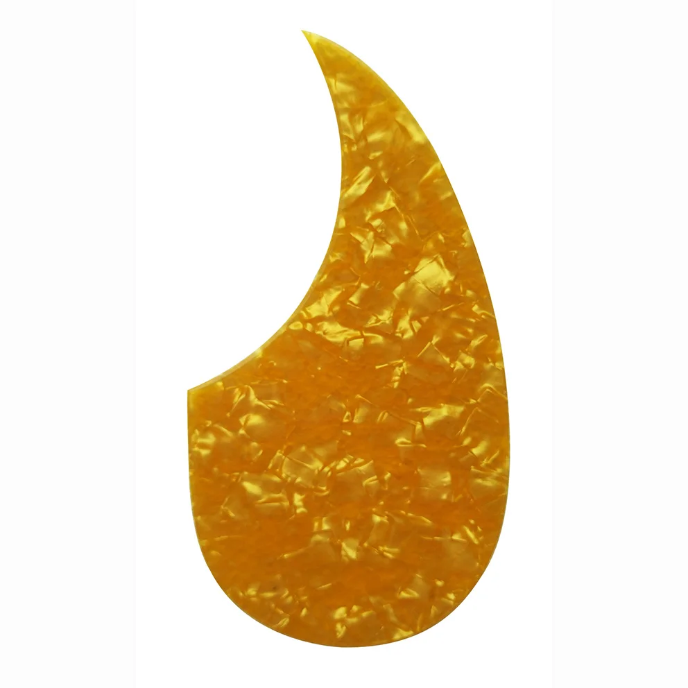 Golden Pearl Pleroo ремни для гитары под заказ Запчасти Нью-36 дюймов OM медиатор для акустической гитары Каплевидная форма, все Цвета - Цвет: Golden Pearl