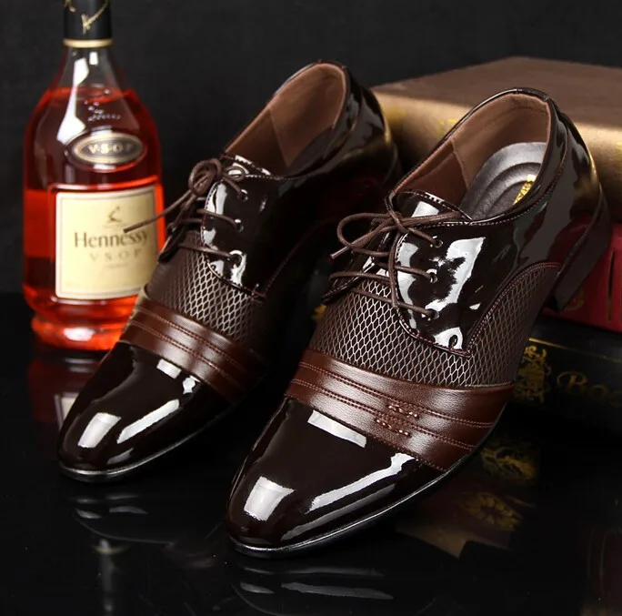 Oxfords XMP418 Brown Big Business 38~45 Black Shoes Classical Men 2018 Vintage TANGNEST Flats discount Stop118 Men's Leather Man Size Last Dress 7 Oxfords XMP418 Brown Big 7