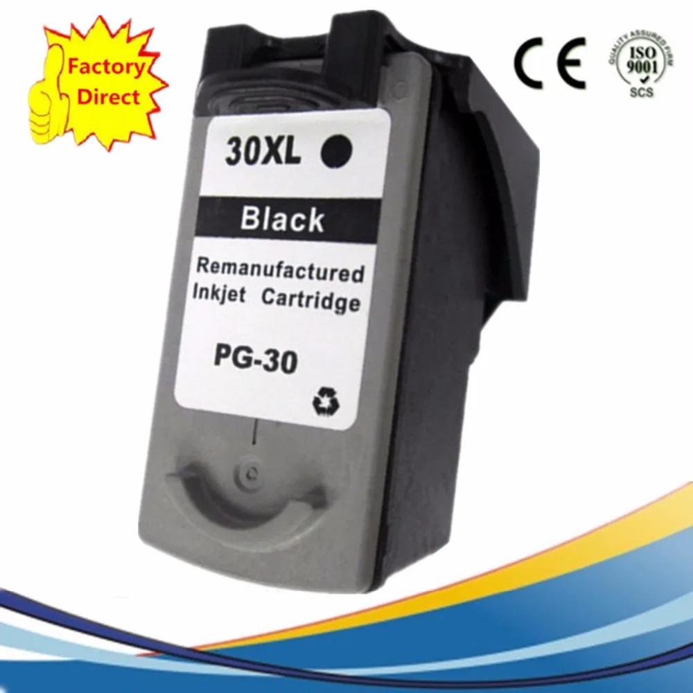 PG 30XL PG30XL 30 PG30 чернильный картридж Восстановленный Pixma iP1800 iP2600 MP140 MP210 MP470 MX300 MX310|ink