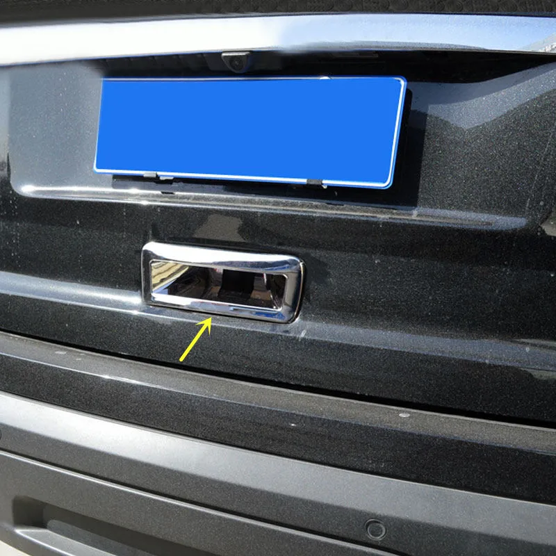 Хромированная откидная задняя дверь багажника Ручка чаша крышка отделка для Ford Explorer 2011