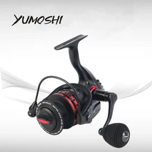 Катушка спиннинга yumoshi XM1000-XM7000 полностью металлический рокер блокиратор рычага Рыбное колесо 14BB 5,5: 1 ткань углерода тормозная колодка рыболовные снасти Pesca