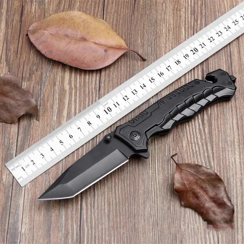 New Arrive Folding Knife Tactical Black Cobra Design Camping Knife