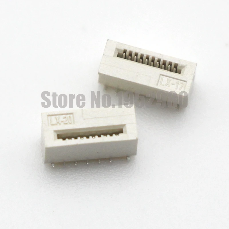 50 шт. 0 5 мм разъем FFC/FPC SMD вертикальный тип без замка 8 9 10 12 14 16 18 20 22 24 26 28 30 32 34 36 40 45 60