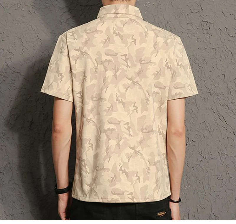 Harajuku мужские Поло рубашка для мужчин с принтом, большой размер 5xl Винтаж Camisa Гола модные камуфляжные S Уличная дизайнерская футболка 5p031