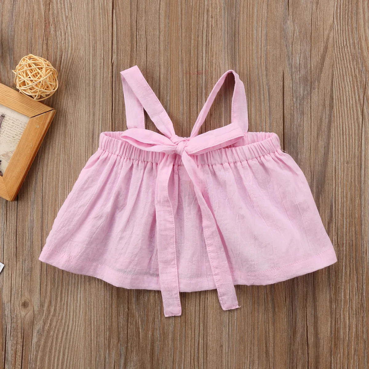 Футболка без рукавов с открытой спиной и кулиской|infant tank tops|baby topsbaby girl tops |