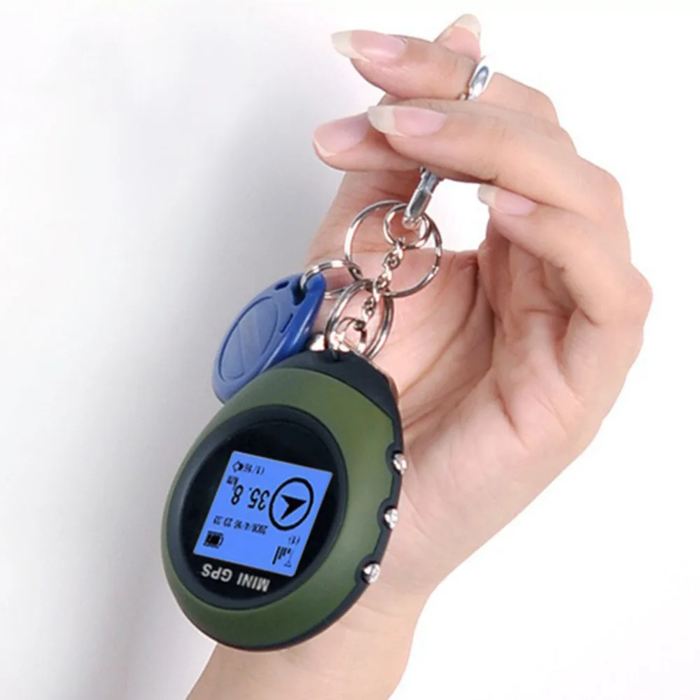 Protable Travel GPS Tracker Tracking Device Car Locator Pathfinding Outdoor Hiking Handheld GPS Keychain For Car