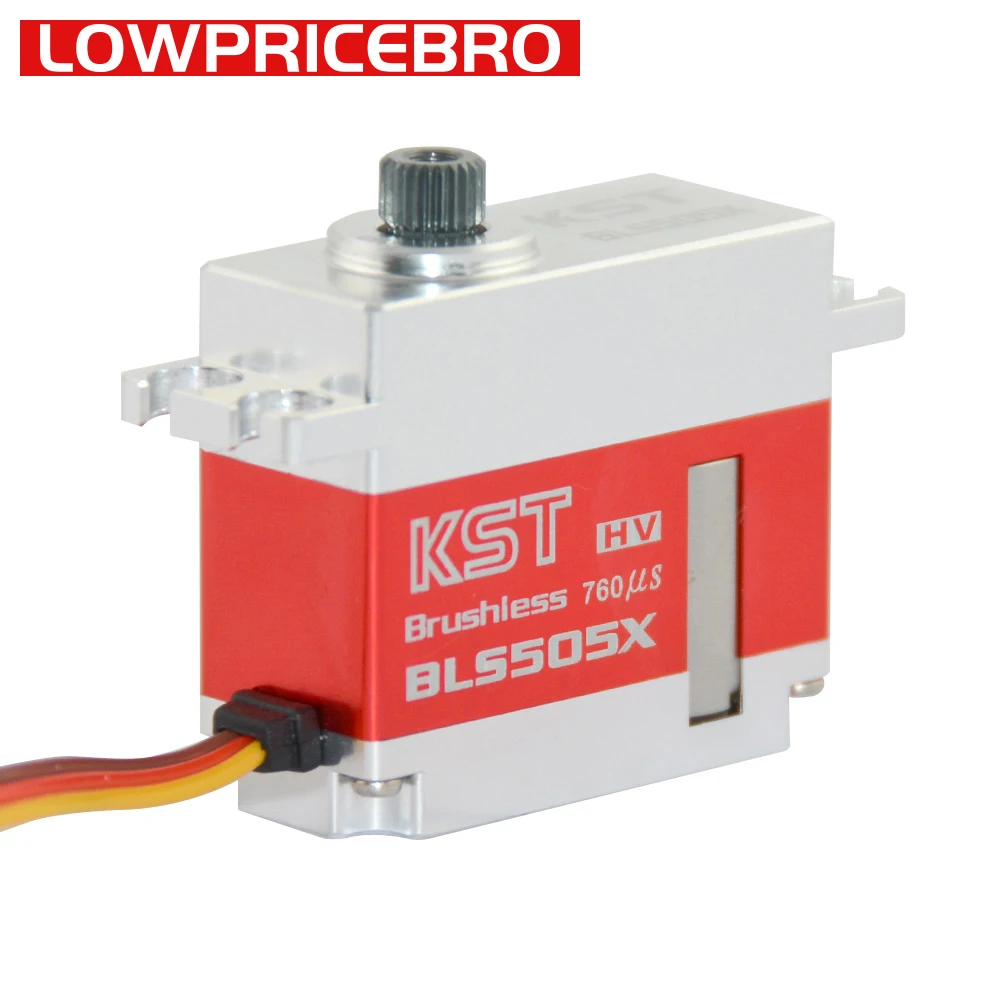 KST BLS505X 6v 4kg Torque Brushless HV Digital Servo Motor Robot for RC Robot Helicopter Airplane Controls Car