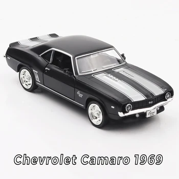 

High simulation 1:36 Diecast Metal Scale Car Model The 1969 Chevrolet Camaro Toys Car Alloy Model Pull Back toys for children