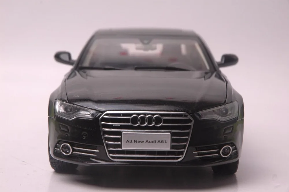 1:18 литая под давлением модель для Audi A6L 2012 черный Седан сплав игрушечный автомобиль миниатюрная коллекция подарки A6 S6