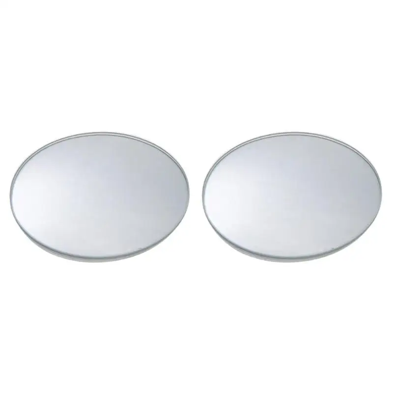 

2pcs 360 Degree Frameless Ultrathin Wide Angle Round Convex Blind Spot mirror Car Rearview Accessories for Parking