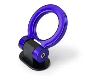 Автомобиль Стайлинг трейлер крючки наклейка украшение автомобиля Авто Задний Передний прицеп моделирование гоночный кольцо буксировочный крюк - Название цвета: Фиолетовый
