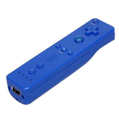 Беспроводной пульт дистанционного управления геймпад для Nintendo Wii Nunchuck для геймпад для Nintendo Wii Пульт дистанционного управления Джойстик для игр без движения плюс - Цвет: Тёмно-синий