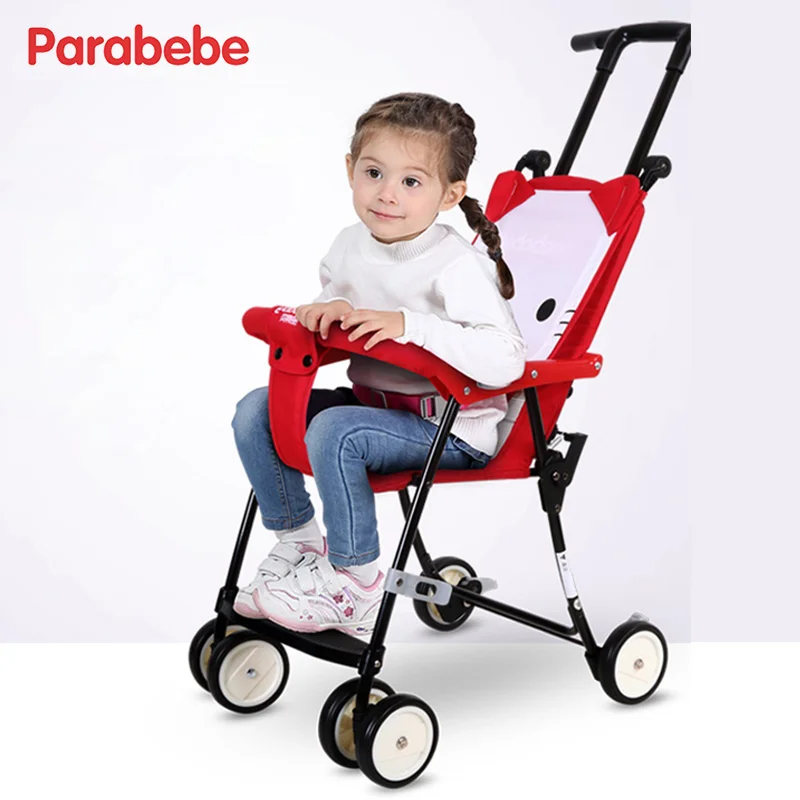 

3.2KG baby stroller light folding umbrella car ultra-light portable on the airplane travel pram for summer Breathable fabric