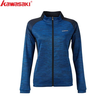 

Kawasaki New Autumn Sports Jackets Breathable Comfort Fitness Badminton Tennis Jackets Couple Models With Zipper JK-S2803
