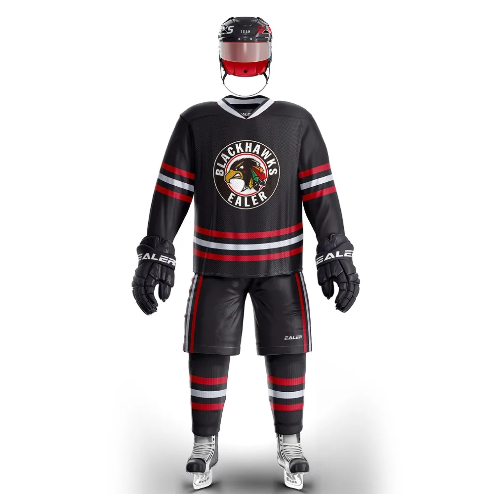 

JETS free shipping Chicago ice hockey jersey s Breathable Quick Dry in stock E031 fighting sioux cheap