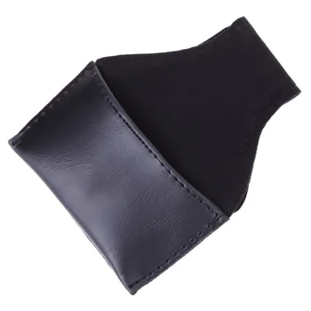 

1PCS PU Leather Chalk Holder Snooker Billiard Chalk Holder Pouch with Clip Pool Billiards Accessories Black 9.5*5cm