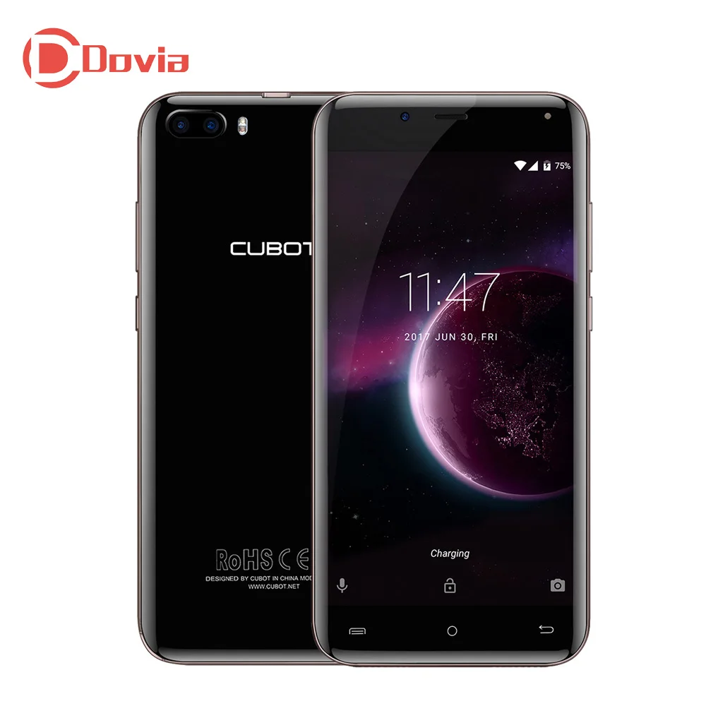 CUBOT Magic смартфон 4G Android 7,0 дюймов 5,0 дюймов ips экран mtk6737 четыре ядра 3 ГБ оперативная память 16 ГБ Встроенная двойной сзади камеры изогнутые