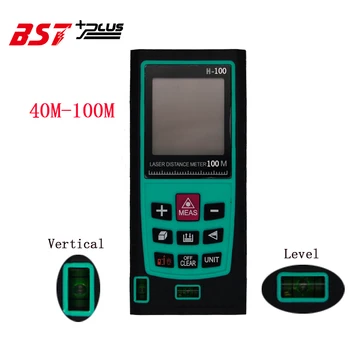

BST+PLUS2 laser distance meter 40M/60M/80M/100M Mrangefinder trena laser tape range finder build measure device ruler test tool