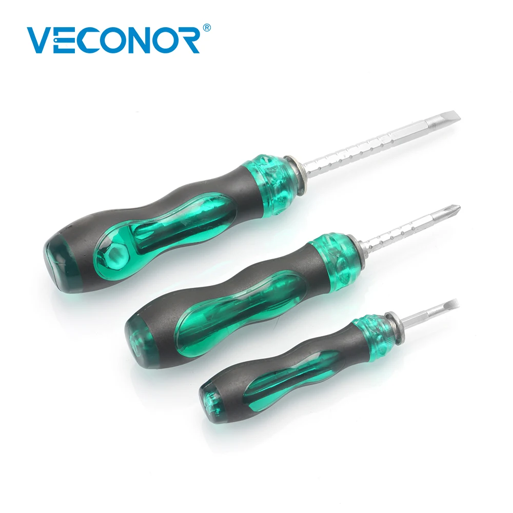 Veconor Dual Functional Extendable Screwdriver Tool 5" 6" 8" Phillips