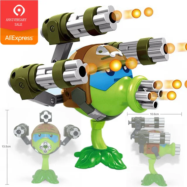 Special Offers Game of Plants vs Zombies Figure Set PVC Action PVZ Toys Plants Vs Zombies Peashooter