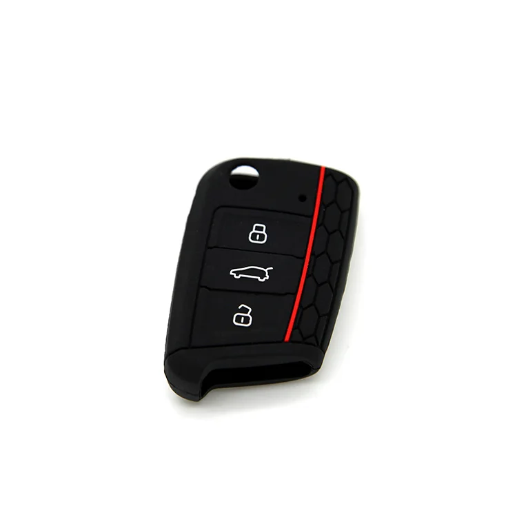 RYHX Car Accessories Bag Cover For Volkswagen VW Golf 7 mk7 Skoda Octavia A7 silicone car key case
