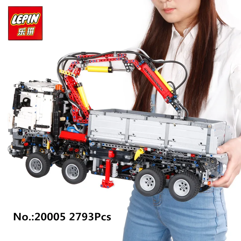 In Stock LEPIN 20005 2793pcs NEW series 42023 Arocs Model Building Block Bricks Compatible with Boys