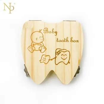 

Nicro Creative Baby Shower Gift Wooden Girl Boy Tooth Organizer BoxesDecoration Decor Party DIY Home New #Oth136